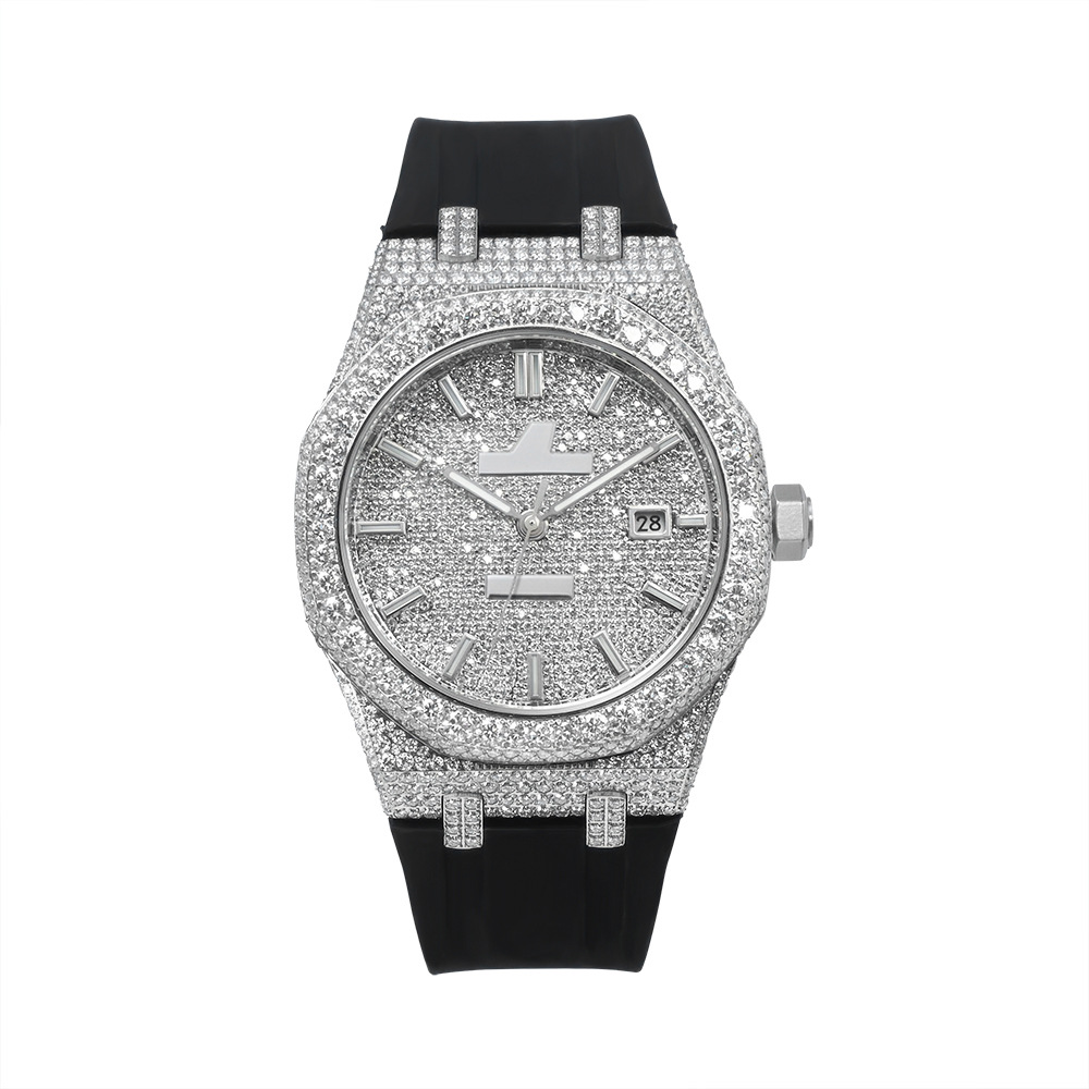 Watch fully set with VVS-grade moissanite - Image 3