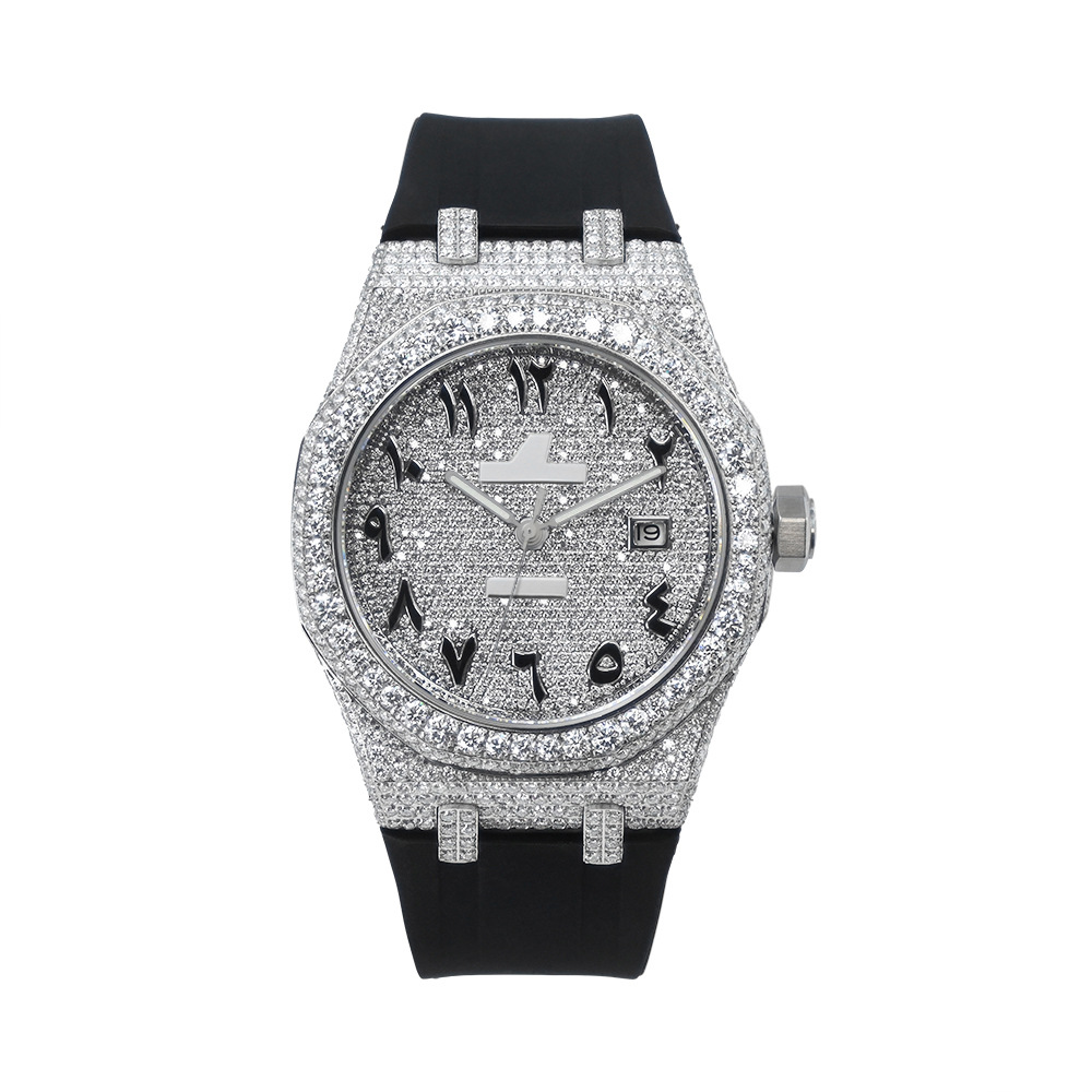 Watch fully set with VVS-grade moissanite - Image 2